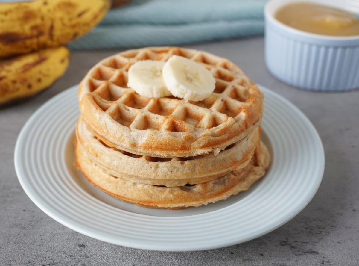 Bananenwaffeln ohne Zucker