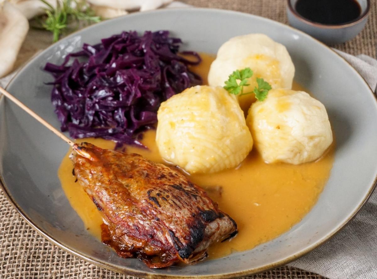 Vegane Austernpilz-Keule