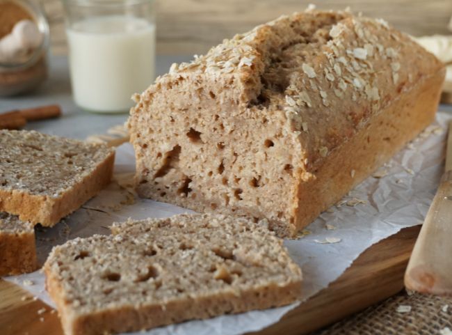 Veganes Bananenbrot einfach & so saftig