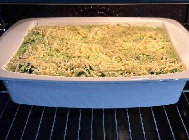 Vegetarische Spinatlasagne