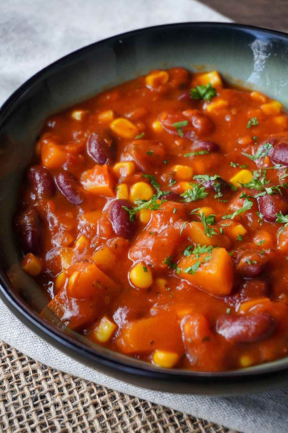 vegetarischer Kürbiseintopf vegetarischer Kürbiseintopf