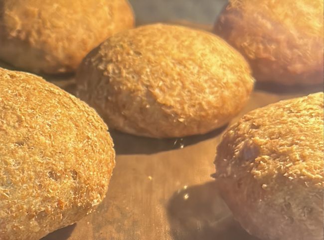 Vollkornbrötchen backen im Ofen