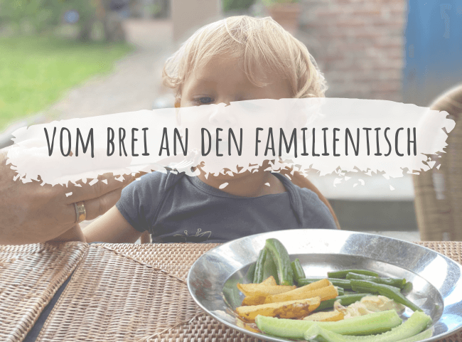 Vom Brei an den Tisch Vom Brei an den Tisch