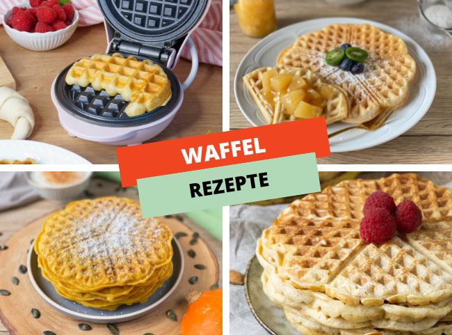 Waffeln backen: Rezepte für süße und herzhafte Versionen und Tipps zum Waffelbacken