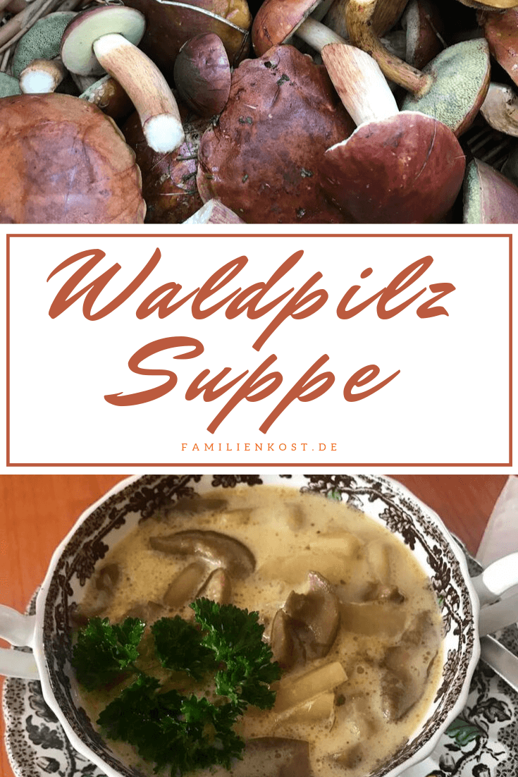 Waldpilzsuppe mit Sahne Waldpilzsuppe mit Sahne