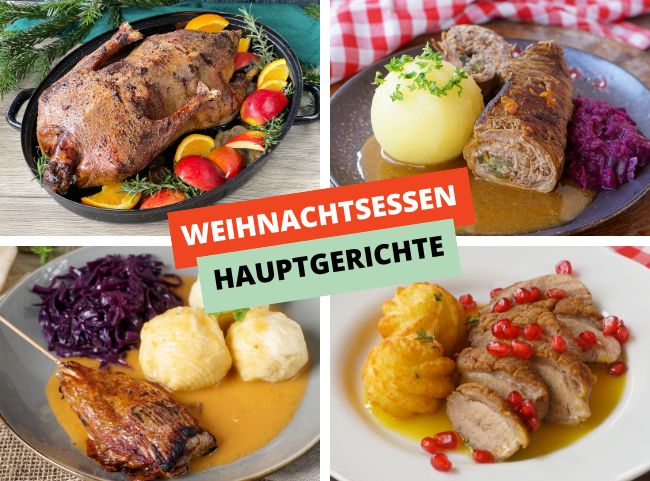 Hauptspeisen für Weihnachten