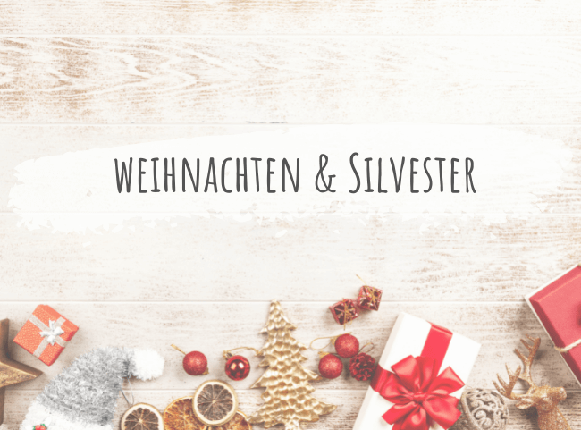 Weihnachten und Silvestern mit Kindern
