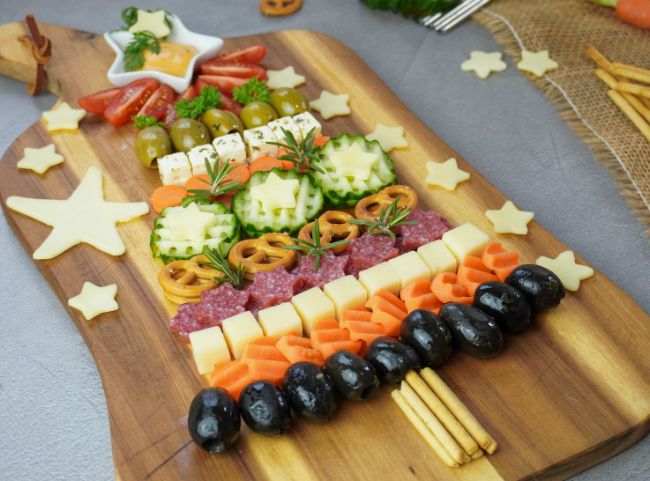 Weihnachtsbaum Fingerfood