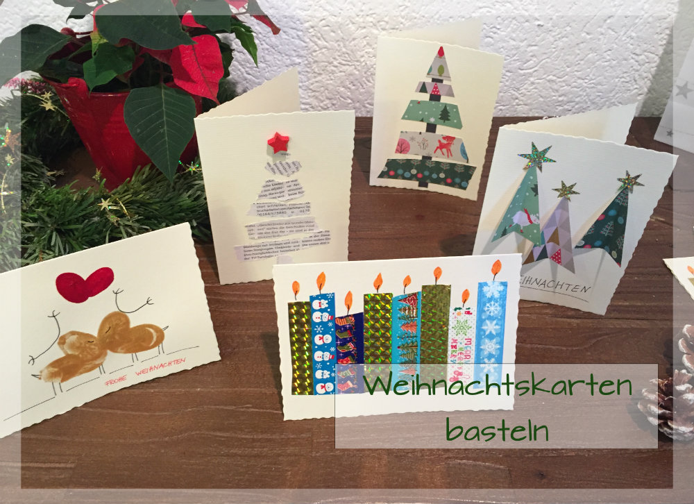 Weihnachtskarten basteln