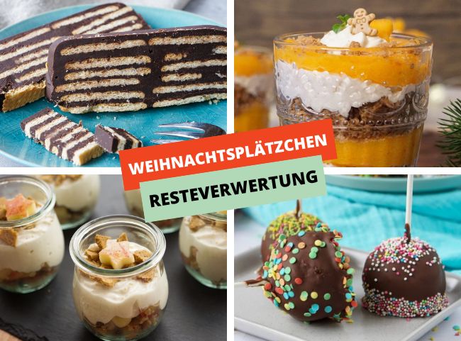 Resteverwertung Weihnachtsplätzchen