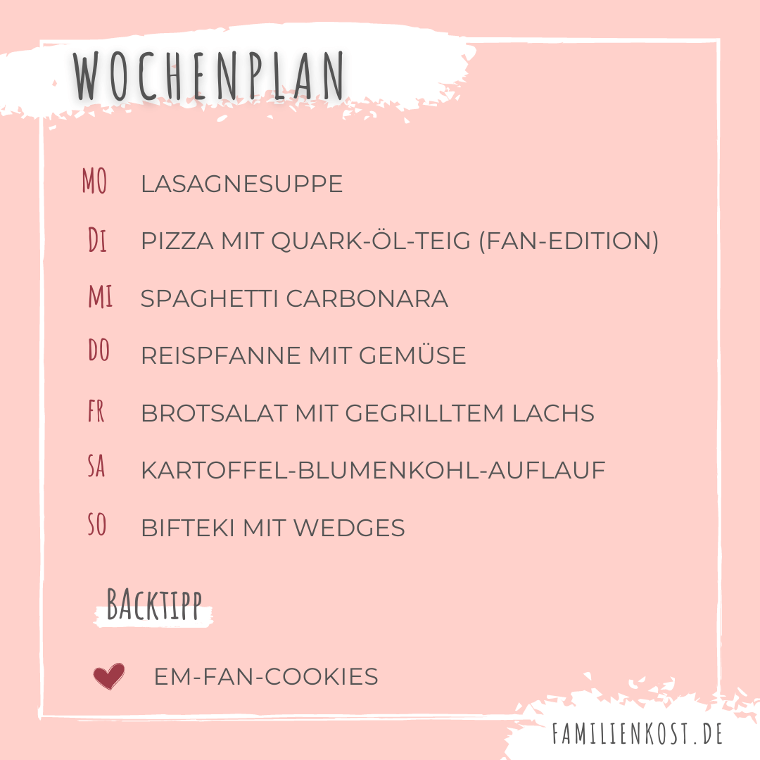 Wochenplan Juni Rezepte Wochenplan Juni Rezepte