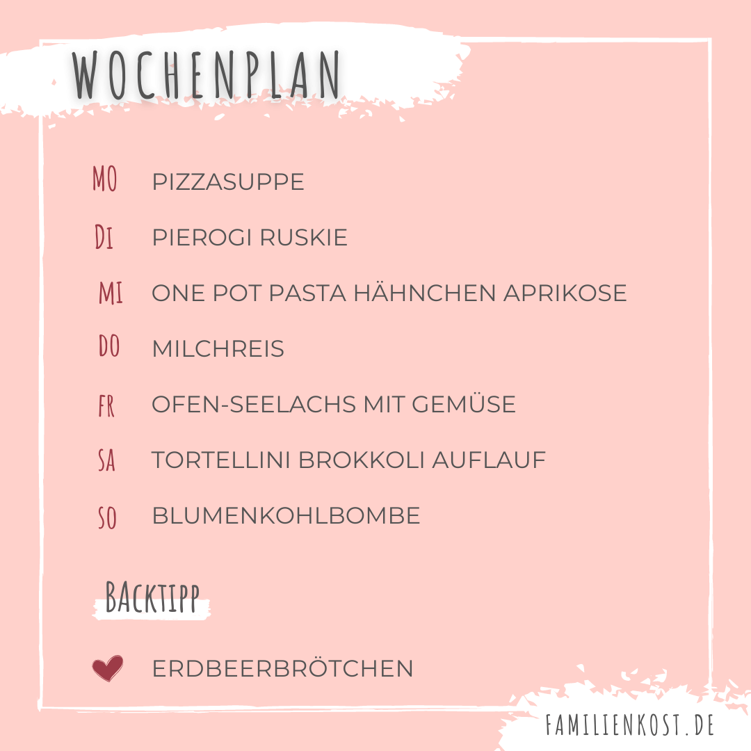 Wochenplan Frühling Rezepte Wochenplan Frühling Rezepte