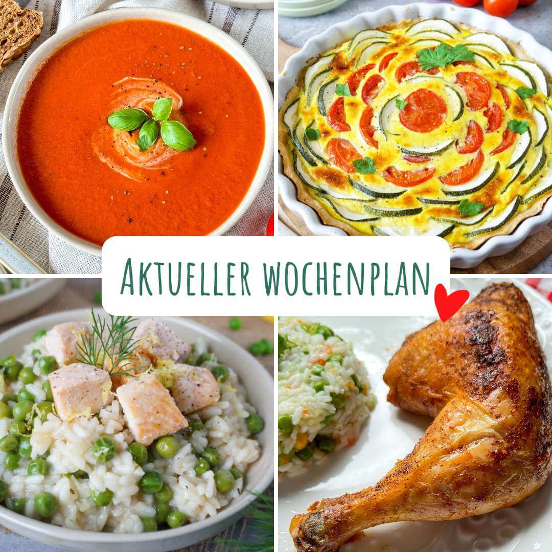 Wochenplan - Rezepte und Essen für Familie und Kinder