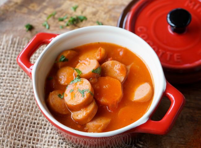 Würstchengulasch für Kinder