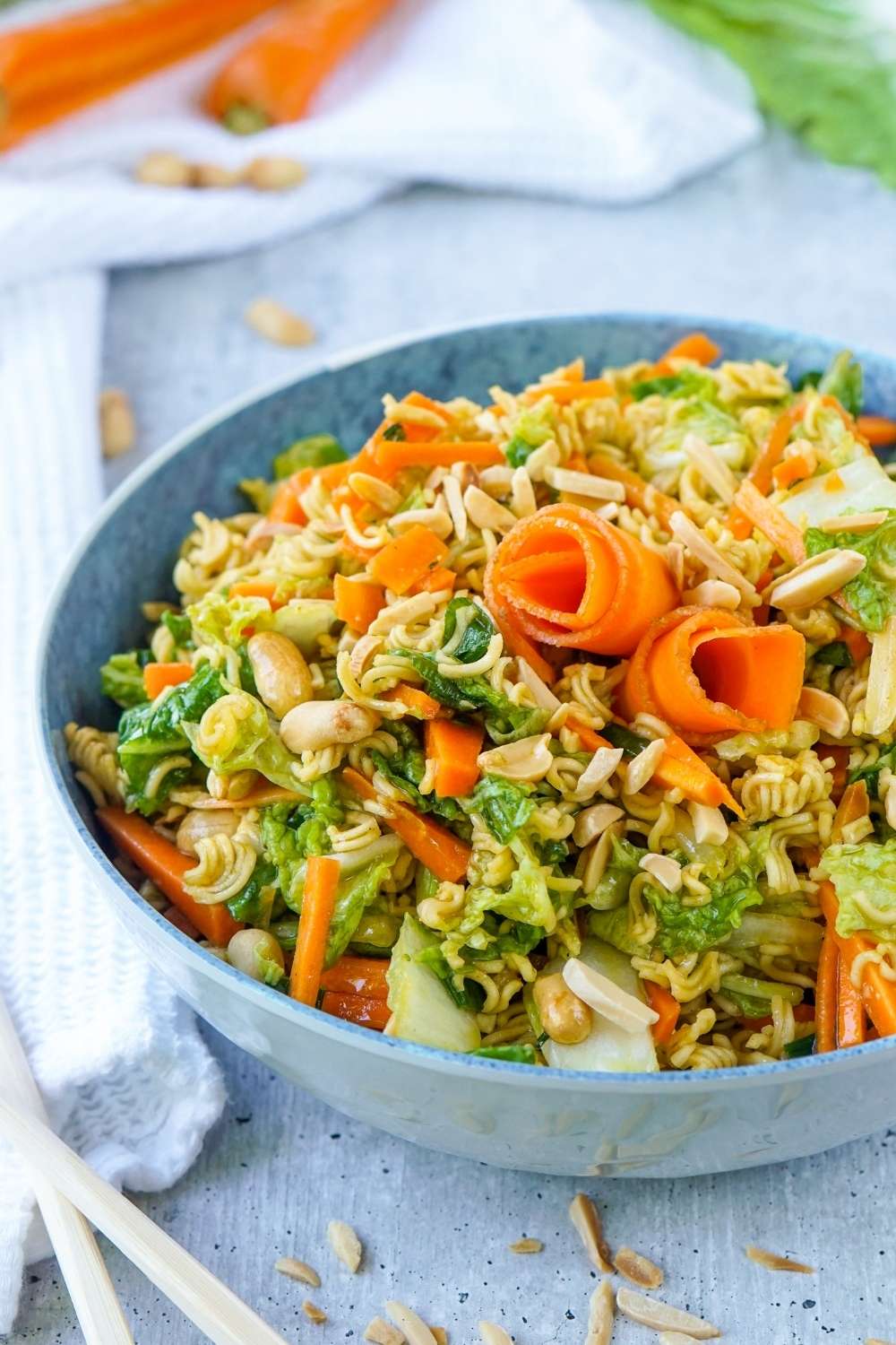 Asiatischer Nudelsalat Yum-Yum-Style