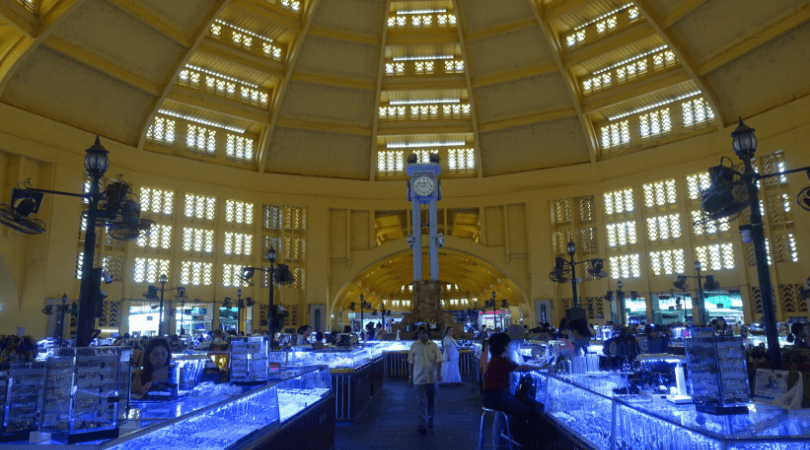 Zentralmarkt Goldverkäufer Kambodscha Zentralmarkt Goldverkäufer Kambodscha