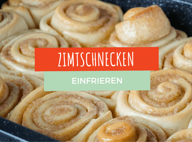 Zimtschnecken einfrieren