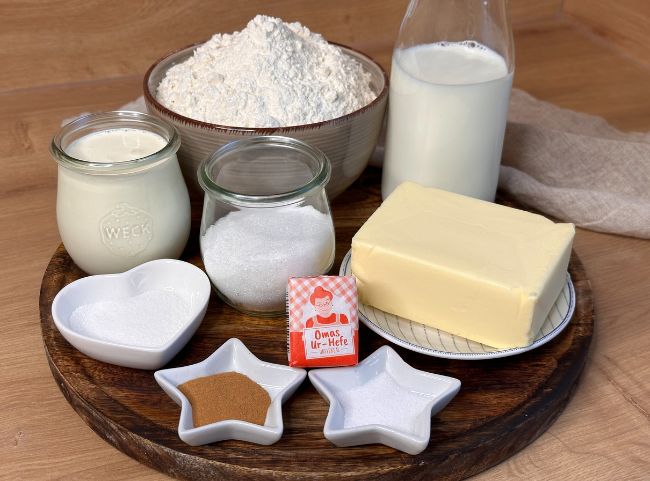 Zimtschnecken Zutaten Zimtschnecken Zutaten