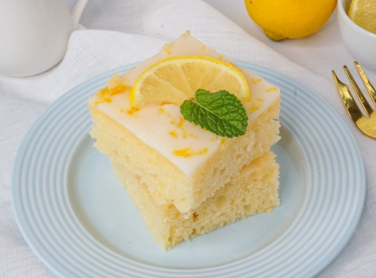 Zitronenkuchen mit Joghurt – erfrischendes Rezept