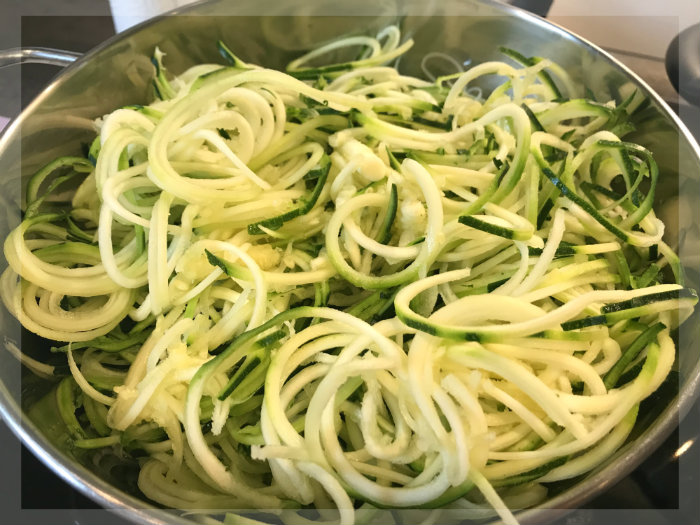 Zoodles - Zucchini Spaghetti