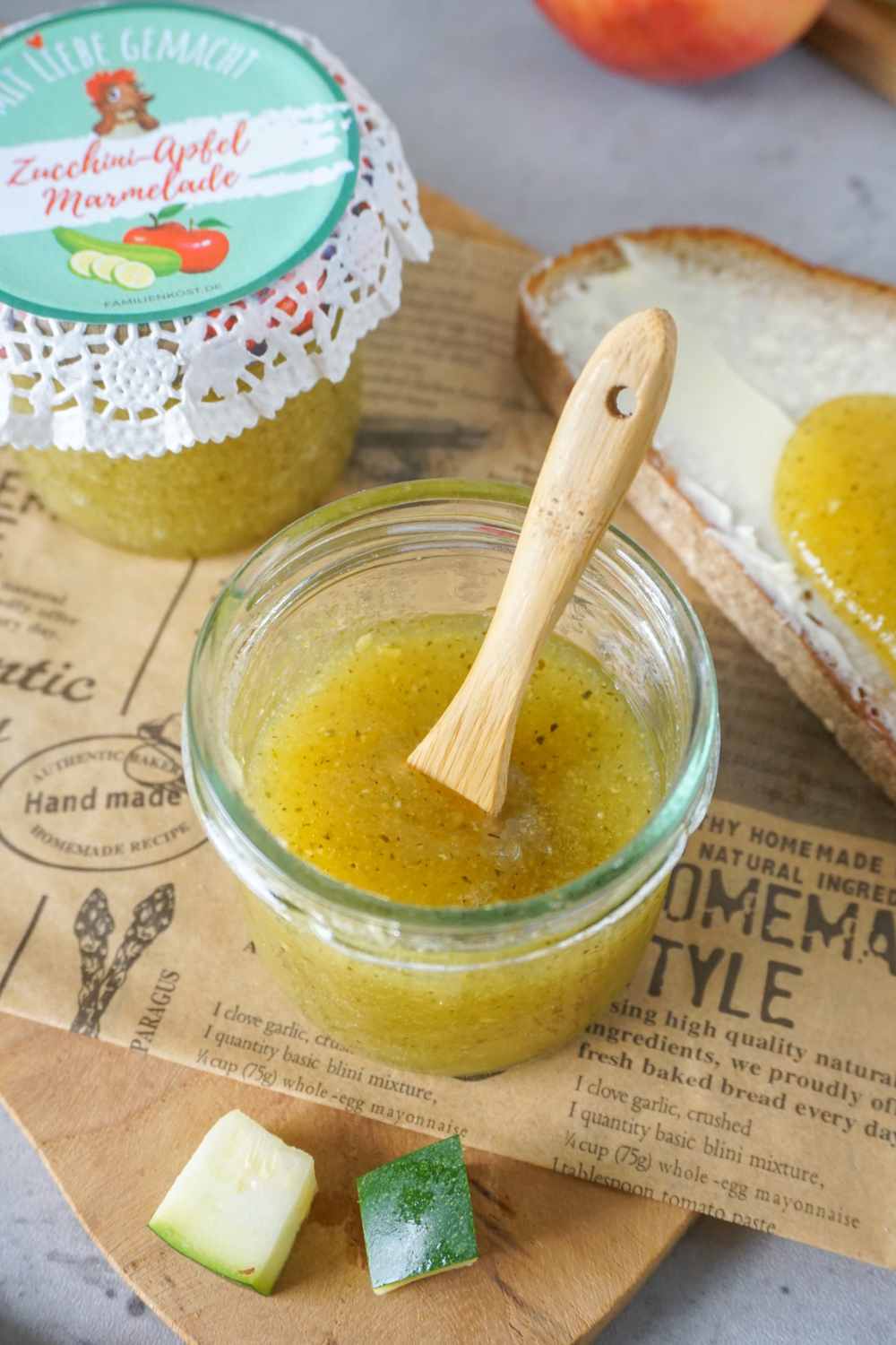 Zucchini-Apfel-Marmelade Zucchini-Apfel-Marmelade