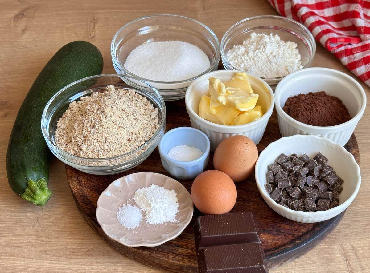 Zucchini in Brownies backen Zucchini in Brownies backen