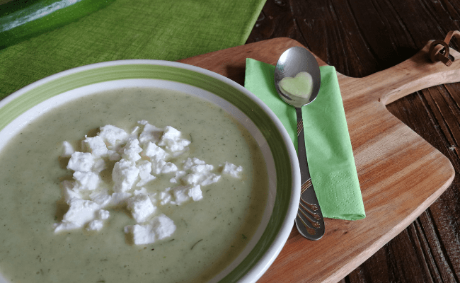 Zucchini Suppe Sommer Rezept