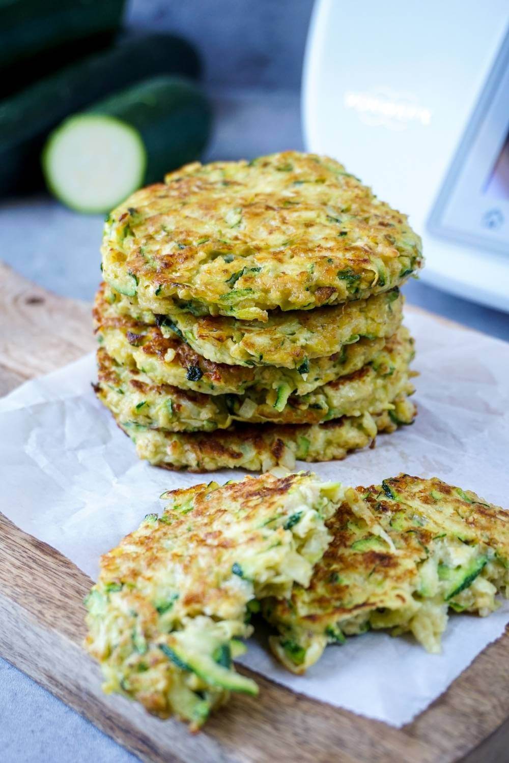 Zucchinipuffer Thermomix Rezept Zucchinipuffer Thermomix Rezept