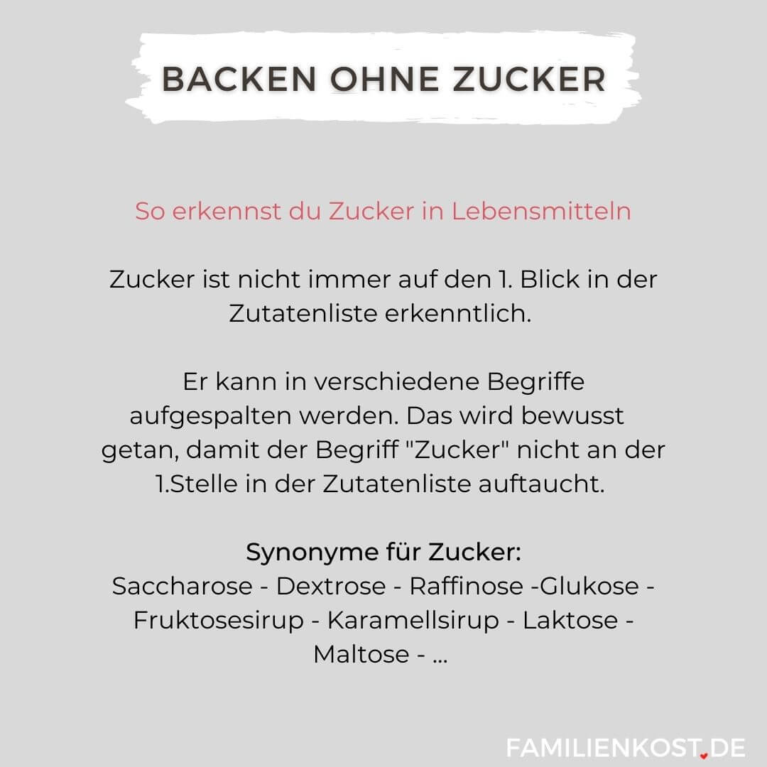 Zucker Synonyme