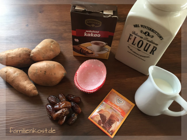 Süßkartoffel-Schoko-Muffins backen