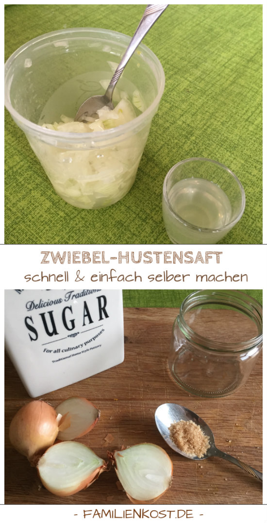 Zwiebel-Husten-Saft selber machen Zwiebel-Husten-Saft selber machen