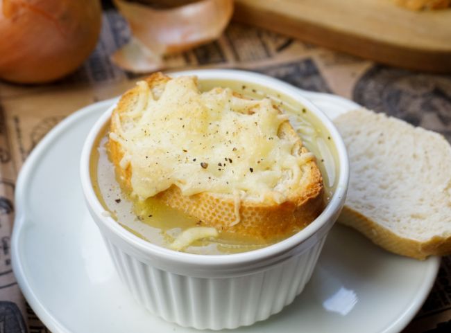 Zwiebelsuppe ohne Wein