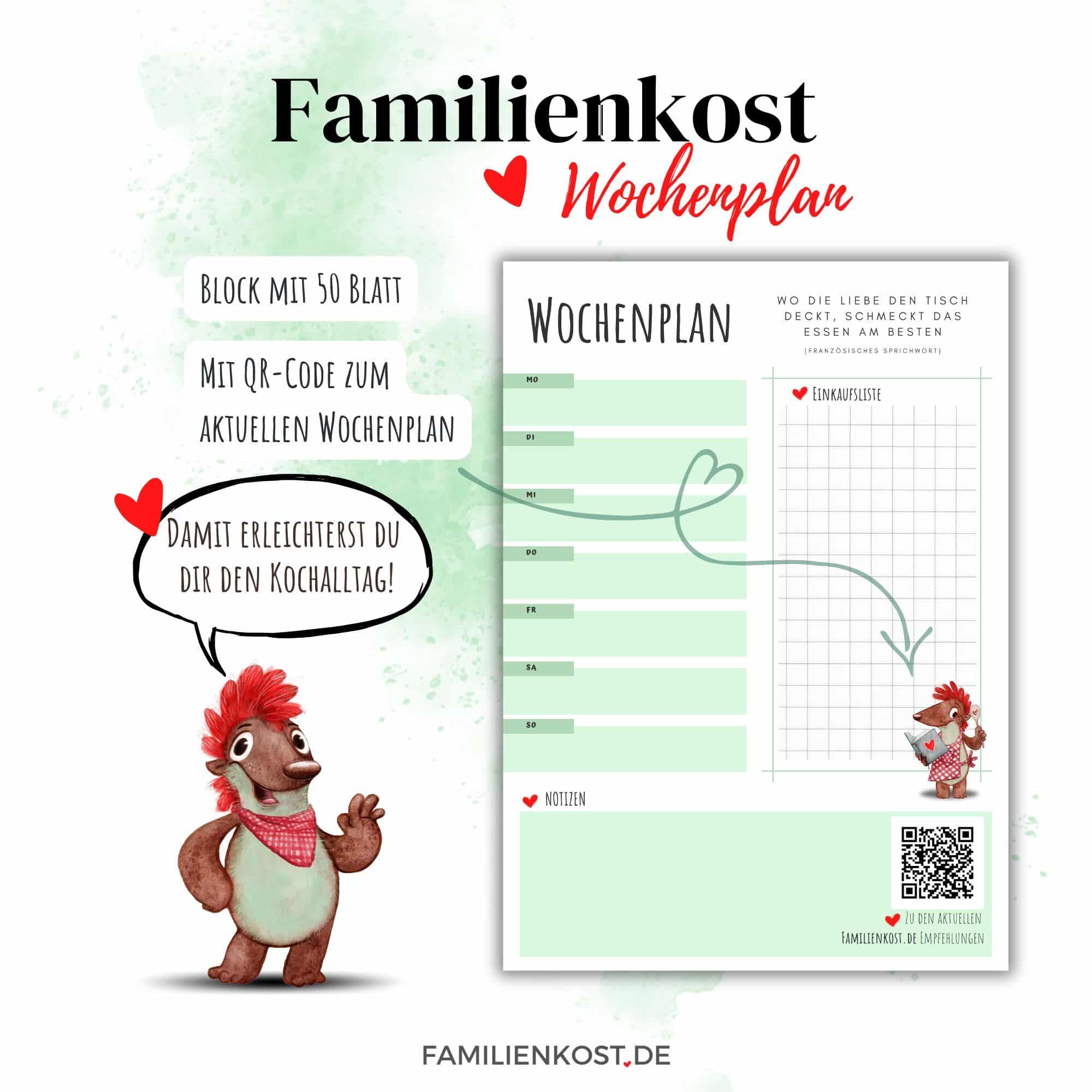 Wochenplan Produktbild