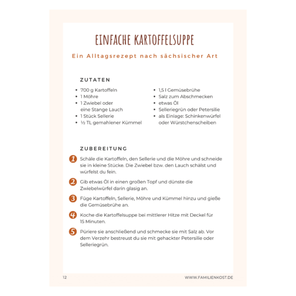 Mein Suppenkochbuch | Rezept Kartoffelsuppe