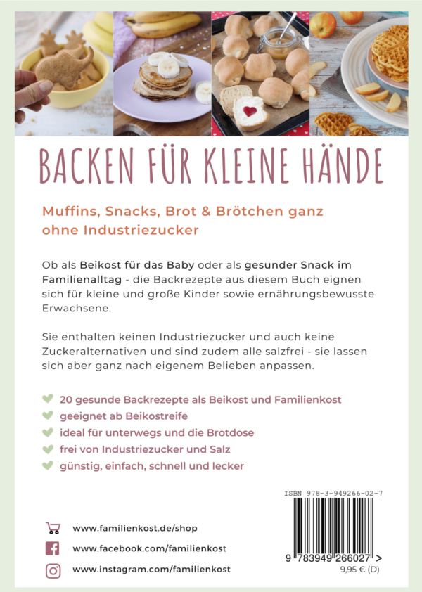 Backen für kleine Hände | Rückseite