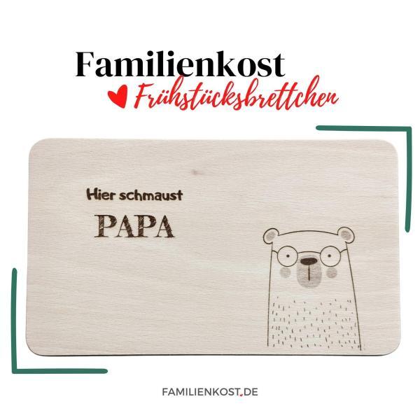 Personalisiertes Frühstücksbrettchen aus Holz
