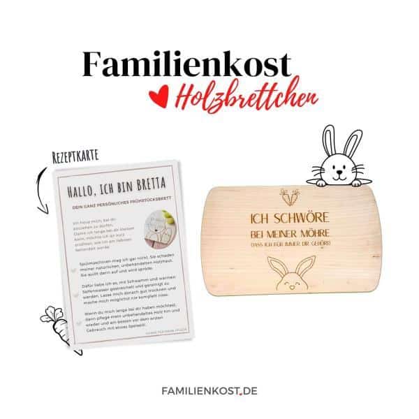 Holzbrettchen Bretta von Familienkost
