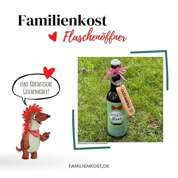 Personalisierter Flaschenöffner - Beispiel