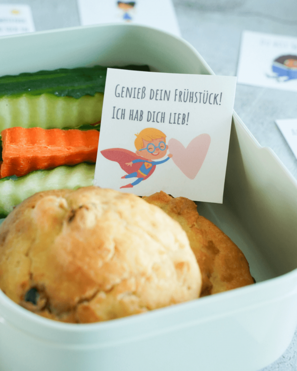 Brotbox-Botschaften für Kinder