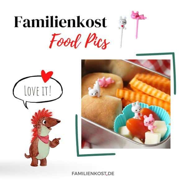 Food Picks Häschen, 8-er Set