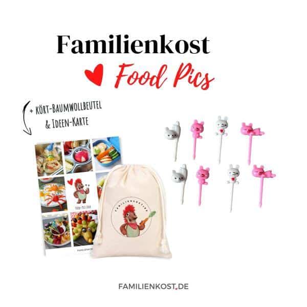 Food Picks Häschen, 8-er Set