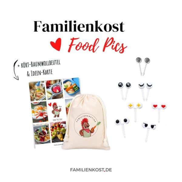 Food Picks Obstgabel Augen