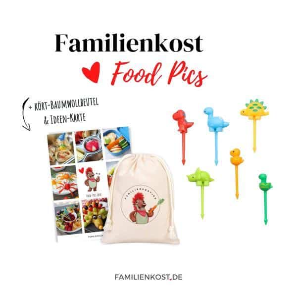 Food Picks Obstgabel Dinosaurier