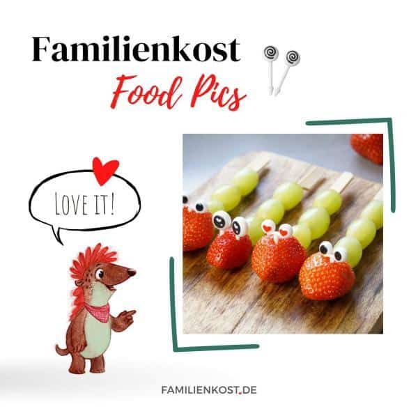 Food Picks Obstgabel Augen