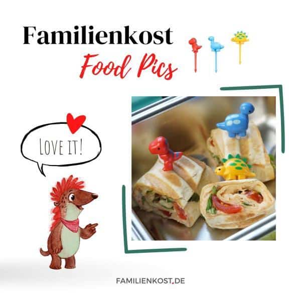 Food Picks Obstgabel Dinosaurier