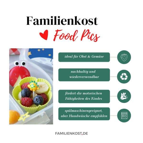 Food Picks Obstgabel Dinosaurier