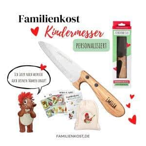 Familienkost Kindermesser personalisiert