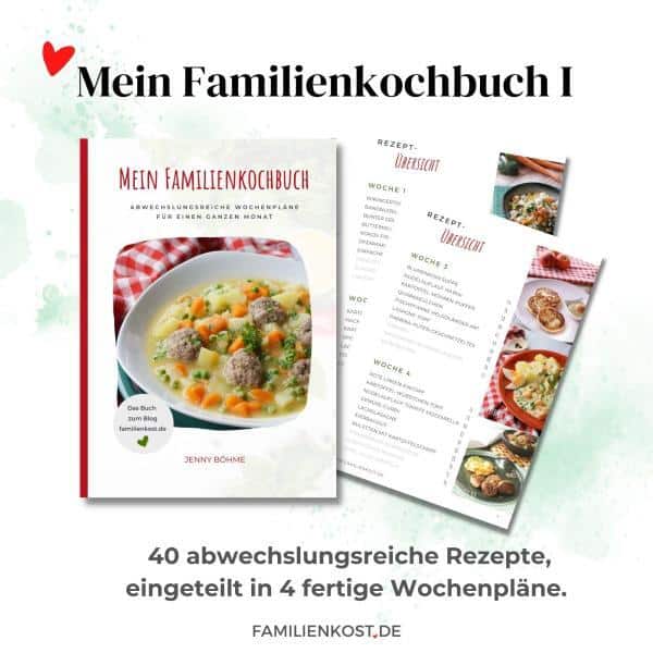 Großes Familienkochbuch-Bundle mit Familienkochbuch